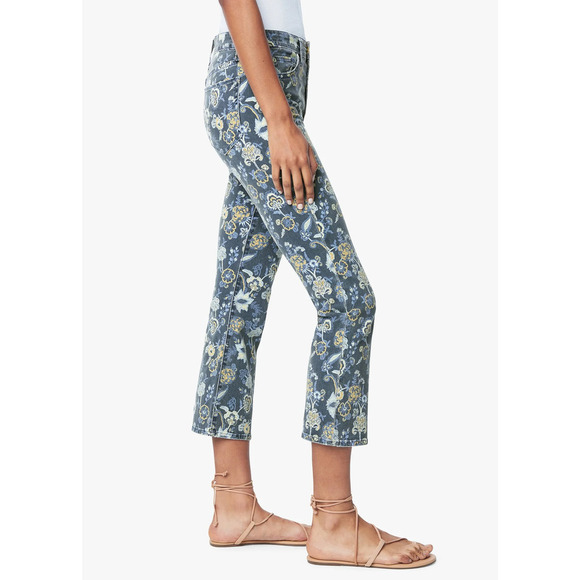 Joe's Jeans The Callie Jeans High Rise Cropped Boot Cut Leg Verona Print NWT 29 - Picture 2 of 10